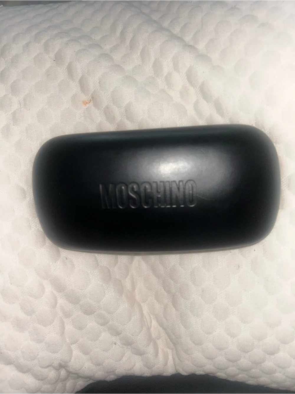 Moschino Black Sunglasses with Gold Logo Print